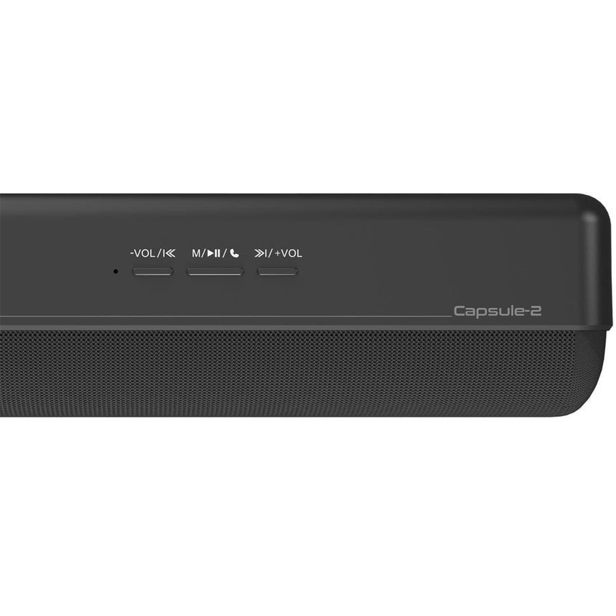 Promate CAPSULE-2-BLK - 6W Wireless HD Bluetooth Portable Speaker Built-in 1200 Lithium Battery. Up to 4 Hours