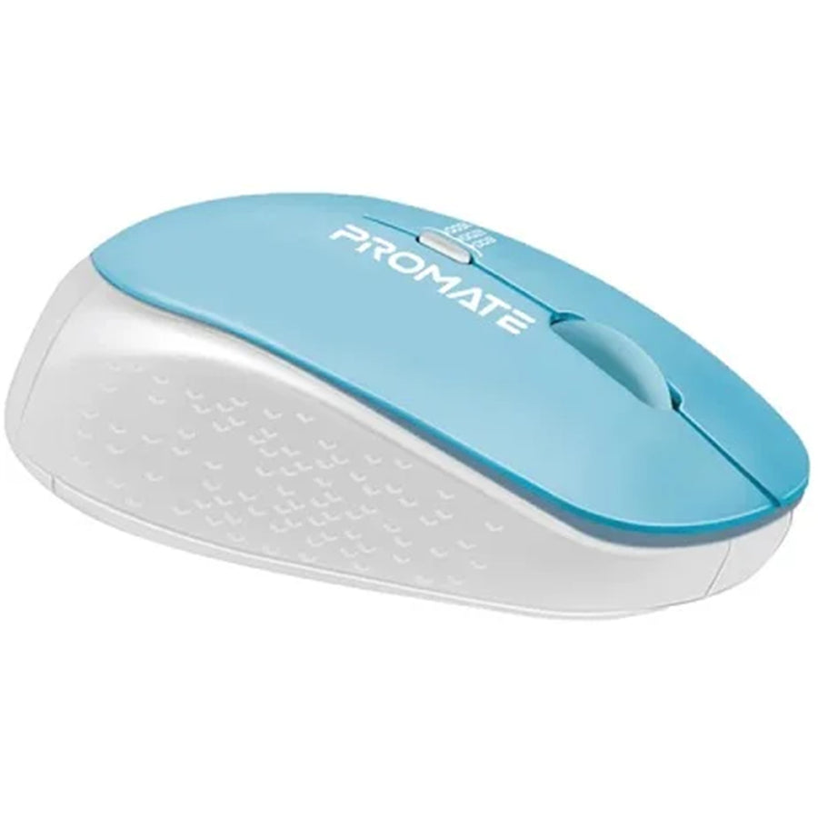 Promate TRACKER-BL - Ergonomic Wireless Mouse 800/1200/1600 Dpi 10m Working Range Blue