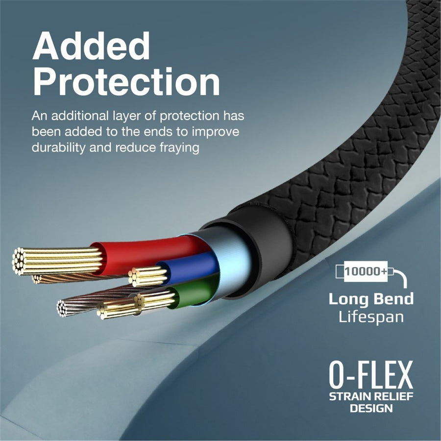 Promate  XCORD-AI.BLK 2A - 480Mbps USB-A to Lightning Cable - 1m - Black