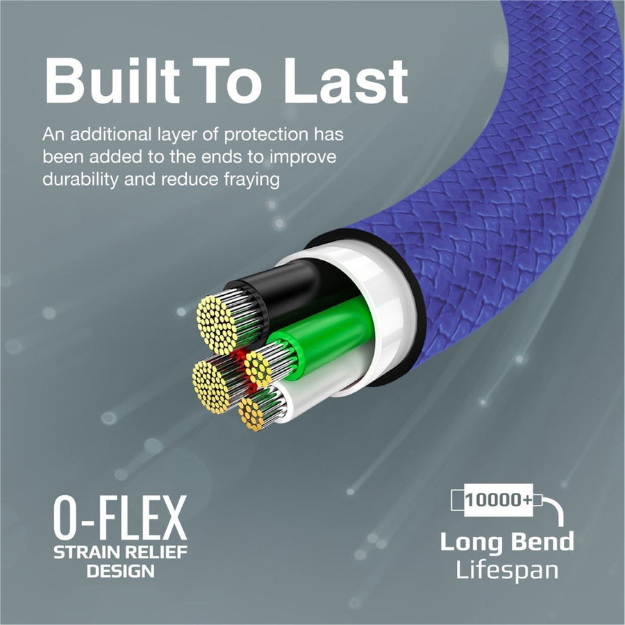 Promate  XCORD-CC.BL 2A - 480Mbps USB-C Cable - 1m - Blue