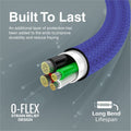 Promate  XCORD-CC.BL 2A - 480Mbps USB-C Cable - 1m - Blue — image 3
