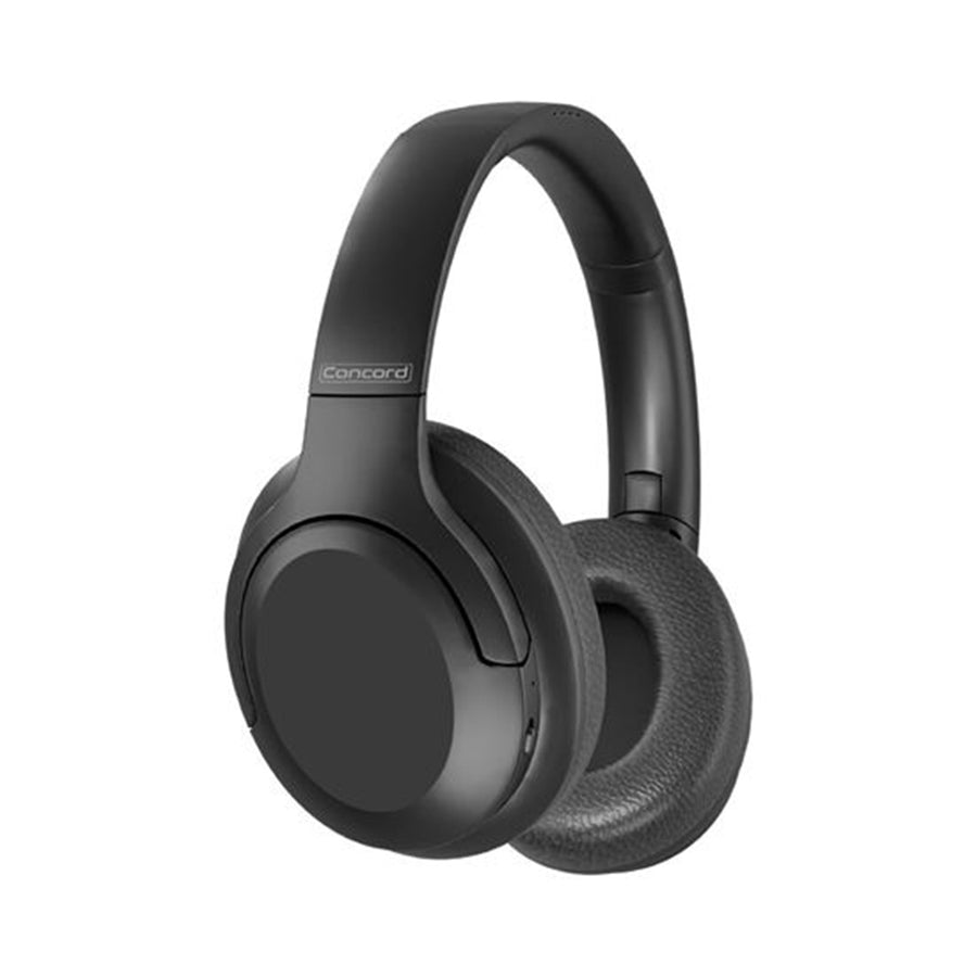 Promate CONCORD-BLK - Stereo Bluetooth Wireless Active Noise Cancelling Over-ear Headphones