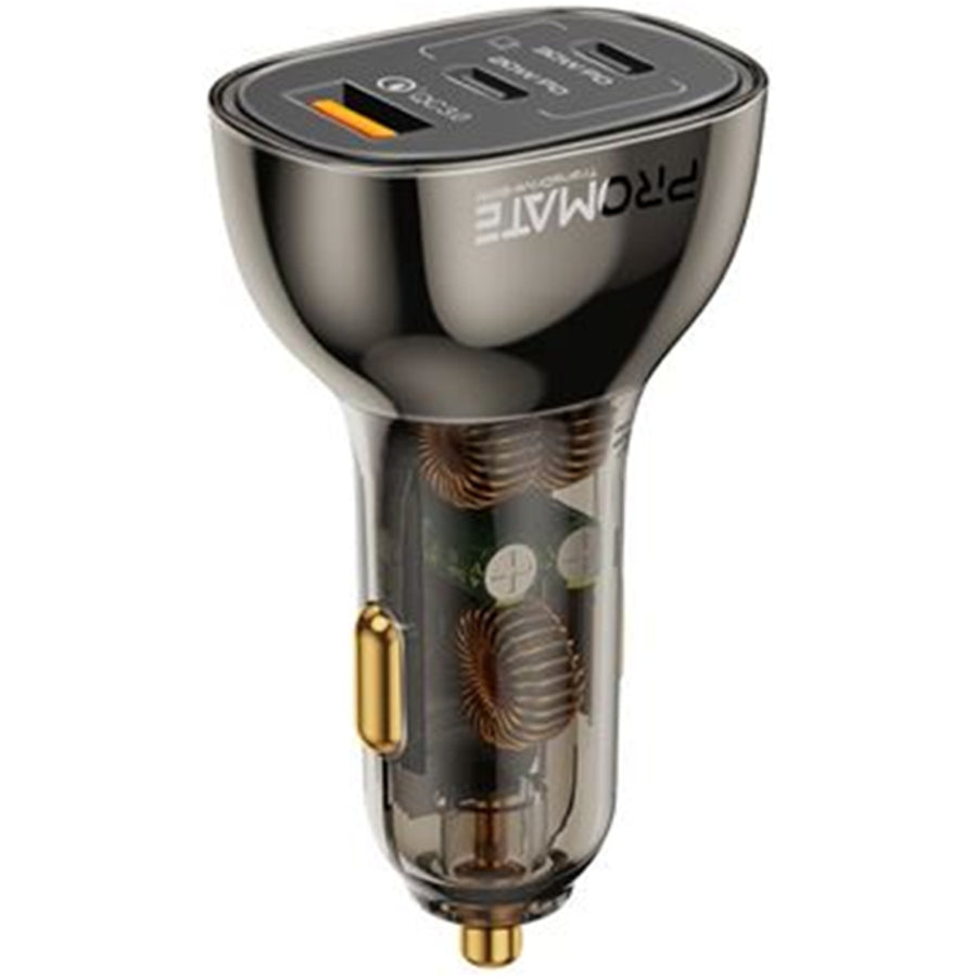 Promate  TRANSDRIVE-80W 80W Quick Charging In-Car Adapter for Tablets & Smartphones
