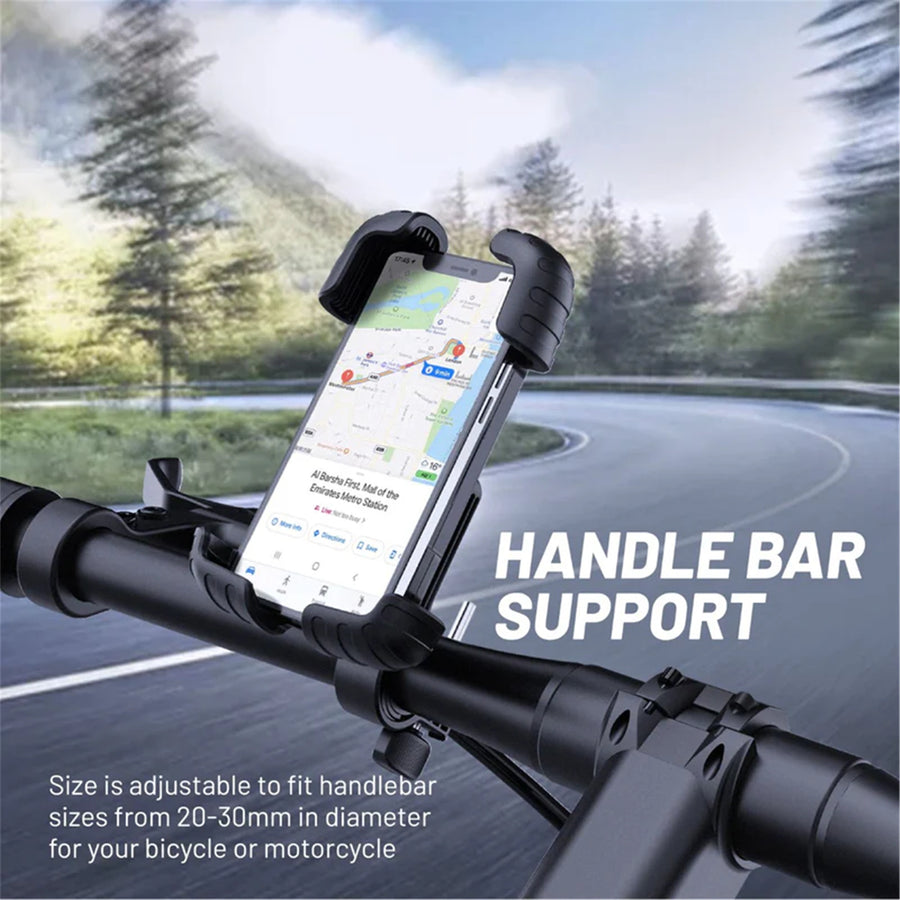 Promate BikeMount-2  Quick Mount Smartphone Bike Mount for 4.7-6.9" Devices - Black