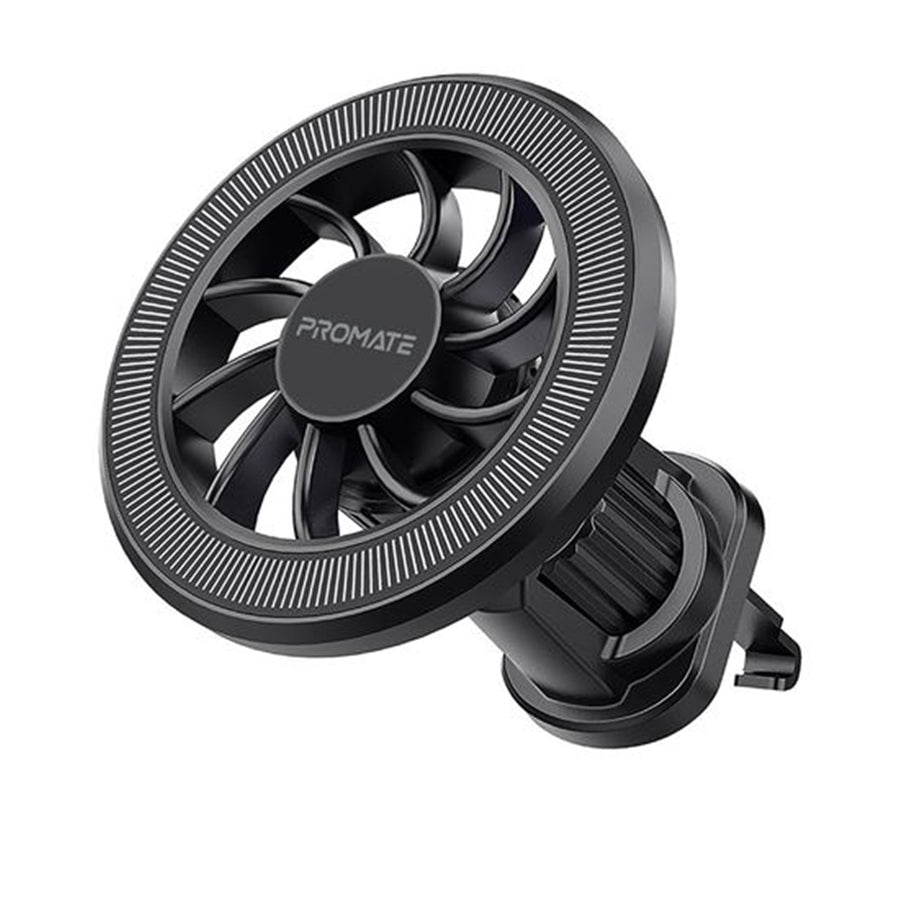 Promate CLIPMOUNT - MagGrip Cradleless AC Vent Magnetic Smartphone Mount. Metal Ring. 360 Rotation.