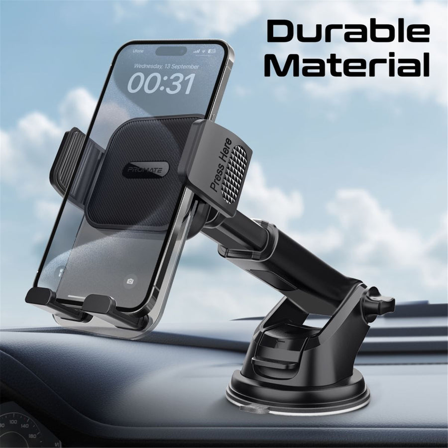Promate TransHold-EXT   Secure Smartphone Holder with Multiple Mounting Options
