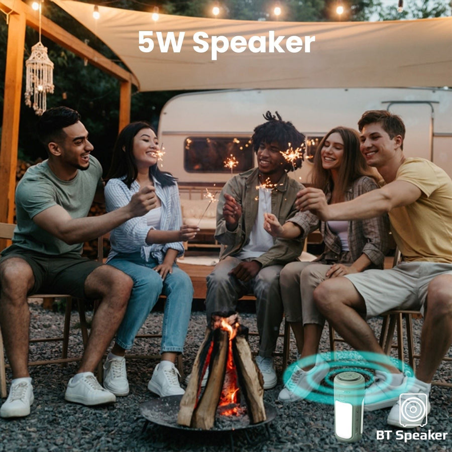 Promate CAMPMATE-4 - 4-in-1 Portable Camping Kit LED Light 6000mAh Power Bank LED Torch & 5W Speaker