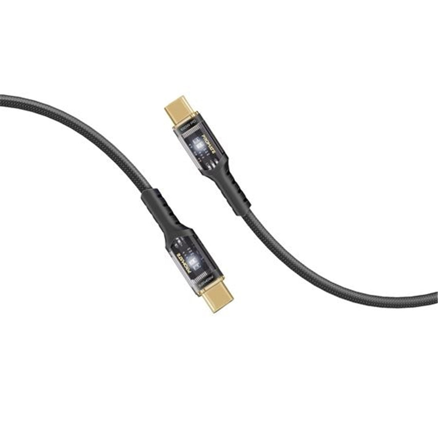 Promate  LUCIDLINE-CC200B 100W PD - 480Mbps USB-C Cable - 2m - Black