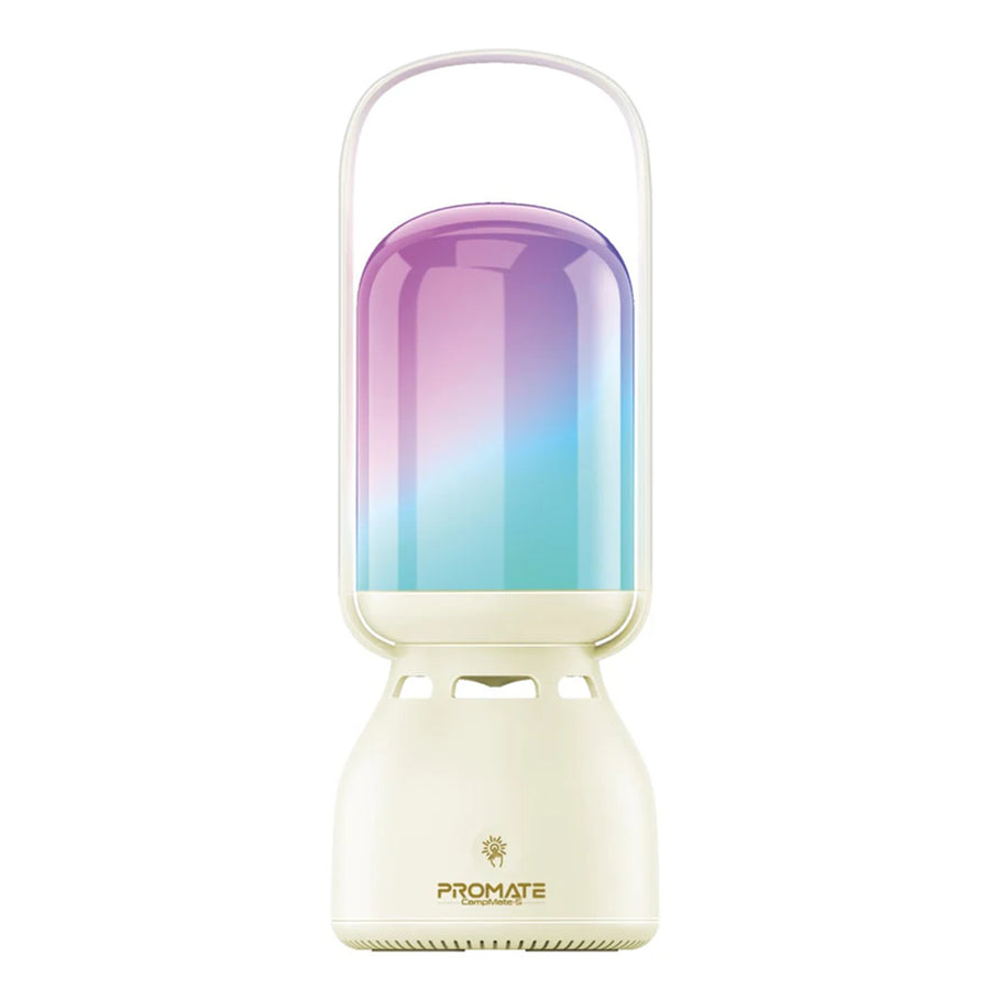 Promate CAMPMATE-5 - 2-in-1 Portable Camping LED Multifunctional Speaker Light 2400mAh Built-in Battery 5W
