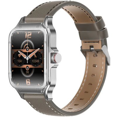 Promate  XWATCH-RM Smartwatch with 1.78" Curved AMOLED Display & BT Calling- IP68 Silver