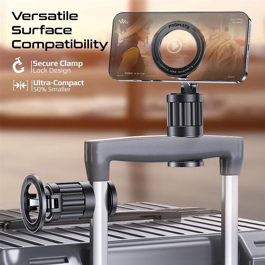 Promate SnagMount  360 Rotating Magnetic Smartphone Grip-on Mount