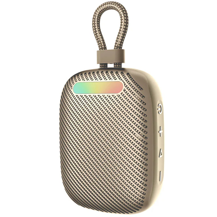Promate TINGZ-TITANIUM - 7W Wireless HD Speaker with up to 14 Hours Playing ti IPX6 Water Resistant TWS