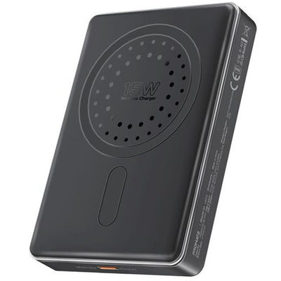 Promate BLADE-10-BLK - 10000mAh UltraSlim Wireless Charging 15W MagSafe 20WPD USB-C In/Out Port Smart