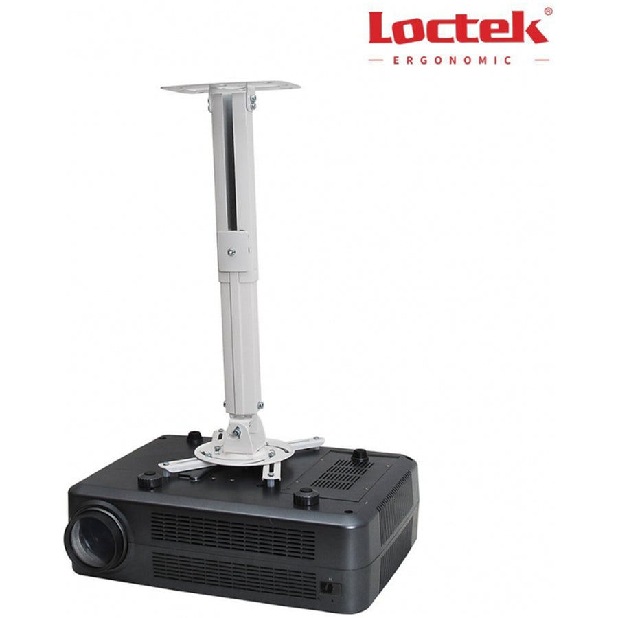 Loctek PMB305 Projector Wall & Ceiling Mount - Swivel 360 Degrees - Max Load 8 kg - Length 33-48.5cm Tilt & Rotate +/-15 Degrees - 5 Years Warranty