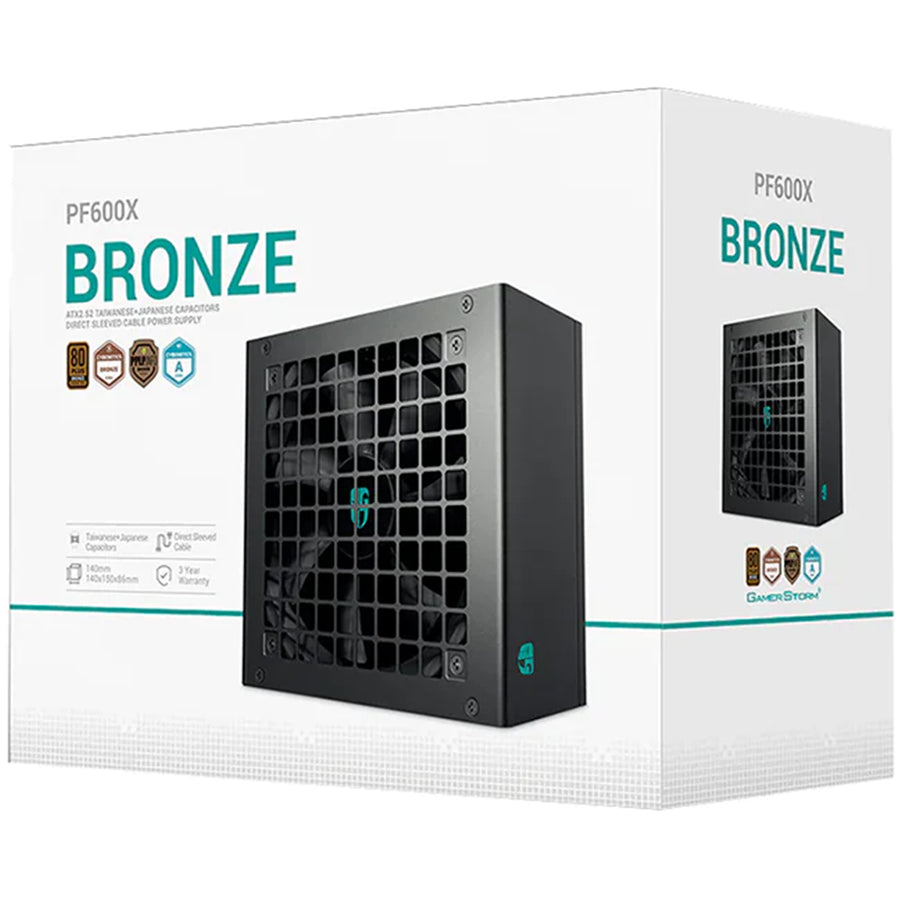 DEEPCOOL Gamer Storm PF600x 600W 80PLUS 230V Bronze Power Supply