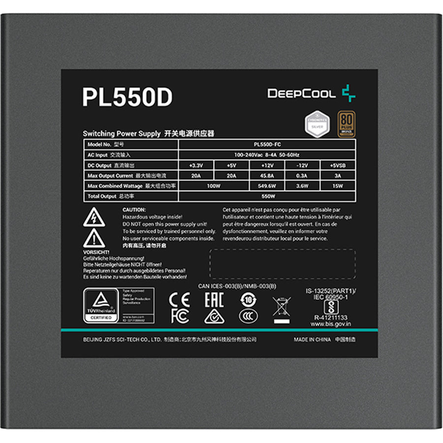 DEEPCOOL  PL550D 550W Power Supply