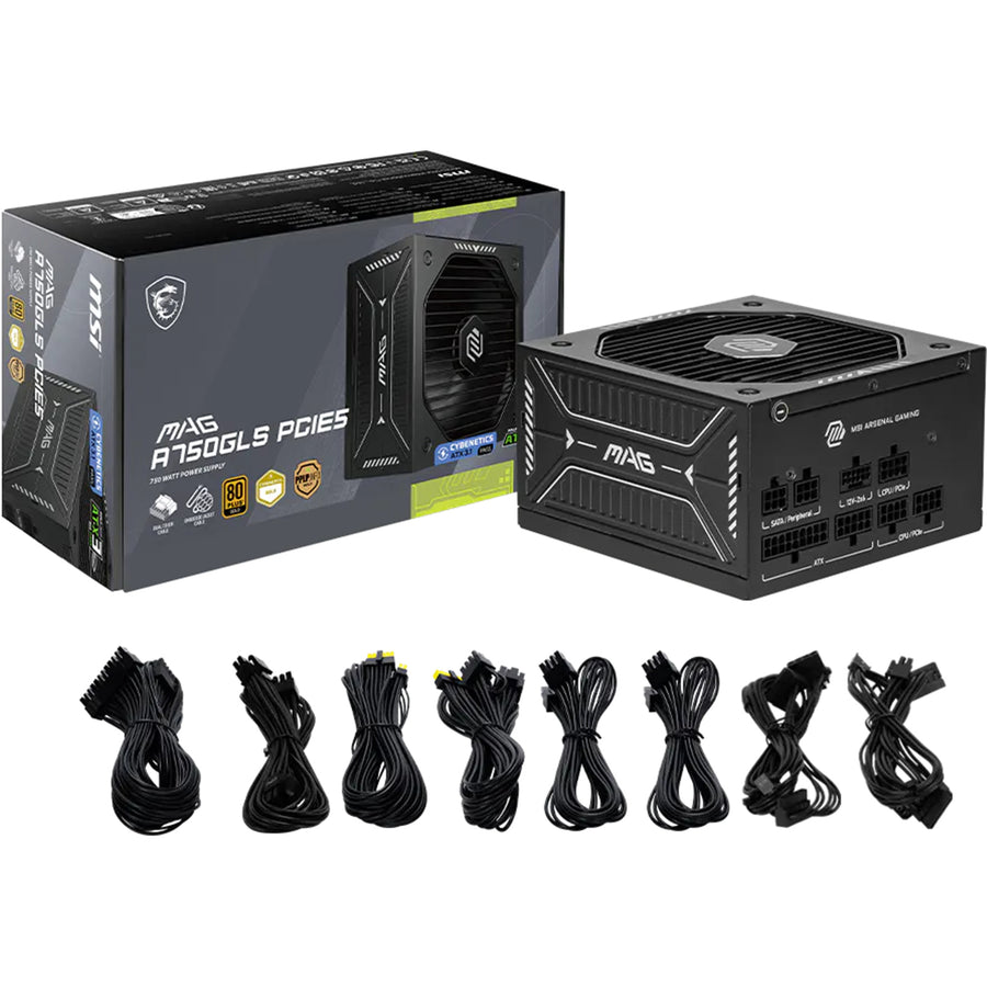 MSI MAG A750GLS PCIE5 750W Power Supply
