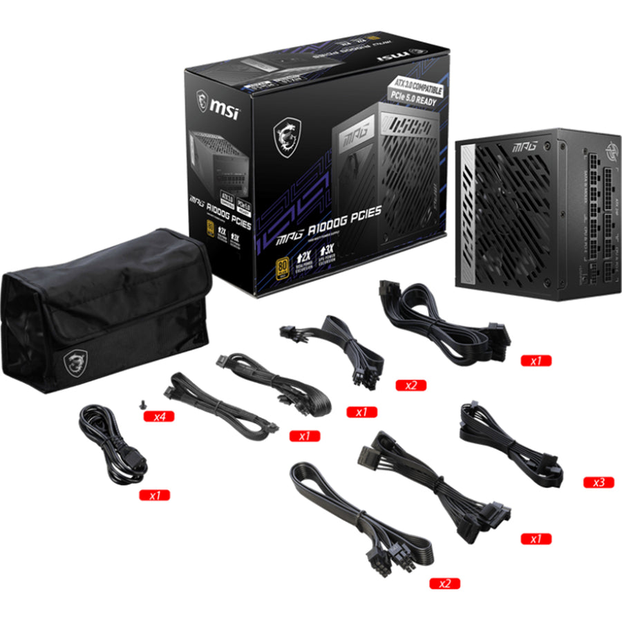 MSI MPG  1000W ATX 3.1 Power Supply
