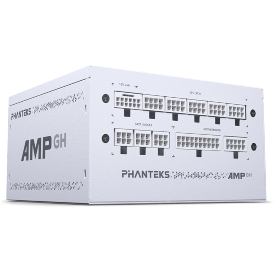 Phanteks AMP 850W ATX 3.1 Power Supply 80Plus Gold - Full Modular - White