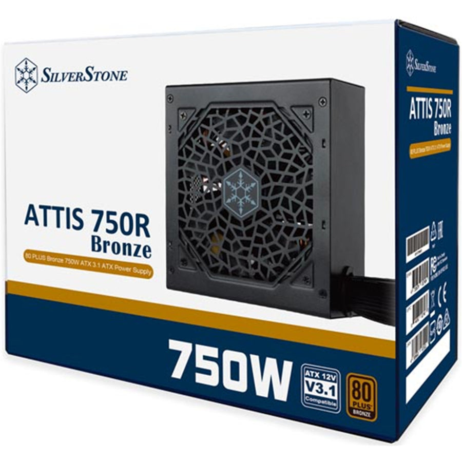 SST-AT750R-BF - Silverstone AT750R-BF 750W ATX 80plus Bronze PSU 3yr wty