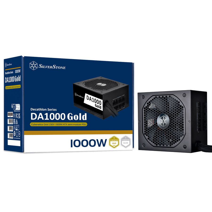 SST-DA1000-GH - Silverstone DA1000-GH Strider Gold 1000W Modular ATX PSU 5yr wty