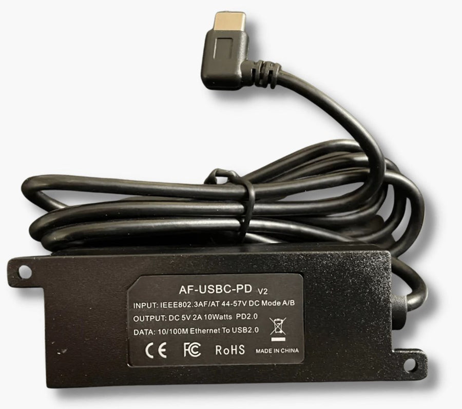 T519 - PoE Texas PoE to USB-C Power and Data Adapter
