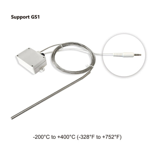 UbiBot PT100-3M-R-Audio - PT100-3M-R-Audio Industrial Grade Temperature Probe for GS1 3 Metres