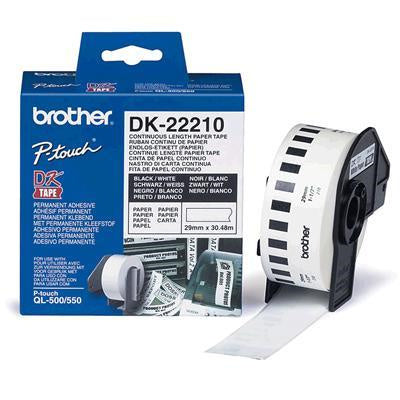 DK22210 - Brother DK22210 White Roll