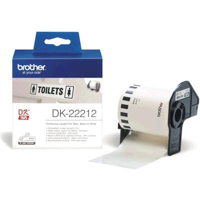 Brother DK22212 White Roll