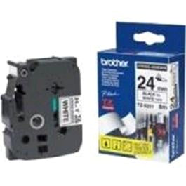 Brother TZe-S251 24mm x 8m Extra Strength Black on White Tape