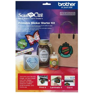 Brother CAPSKIT1 FABRIC SCANNCUT PRINT STICKER KIT