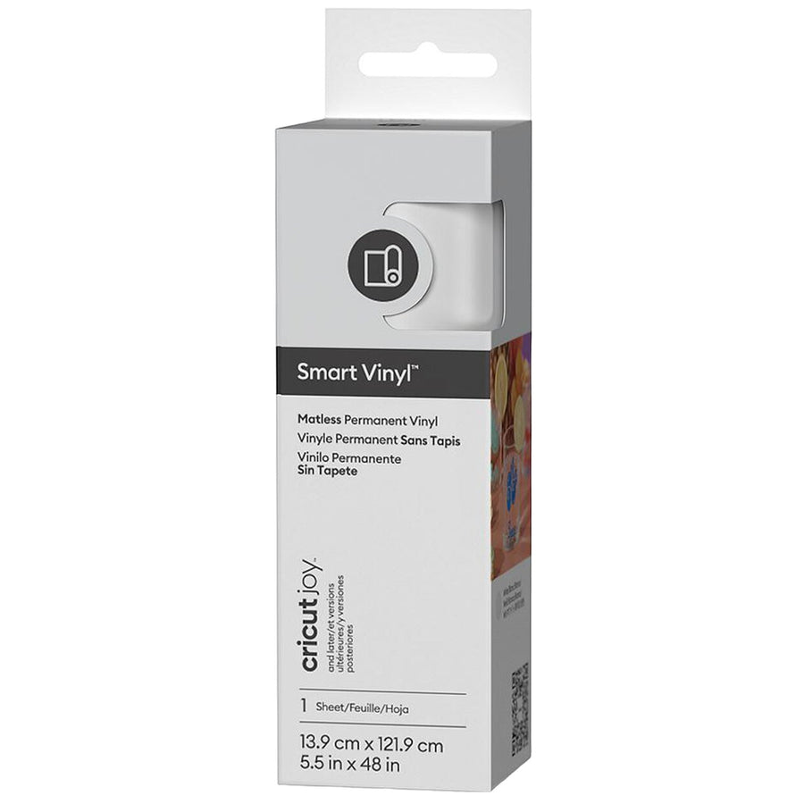 Cricut Everyday Joy Smart Permanent Vinyl 5.5"X48" / White (3pcs Value Pack)