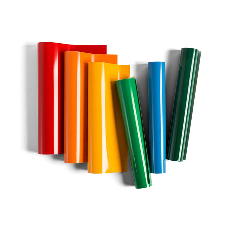 Cricut Everyday Permanent Premium Vinyl 12"X12" - Sampler/Brights (6 Sheets)