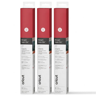 Cricut Everyday Smart Iron-On  13"X36" / Red (3pcs Value Pack)