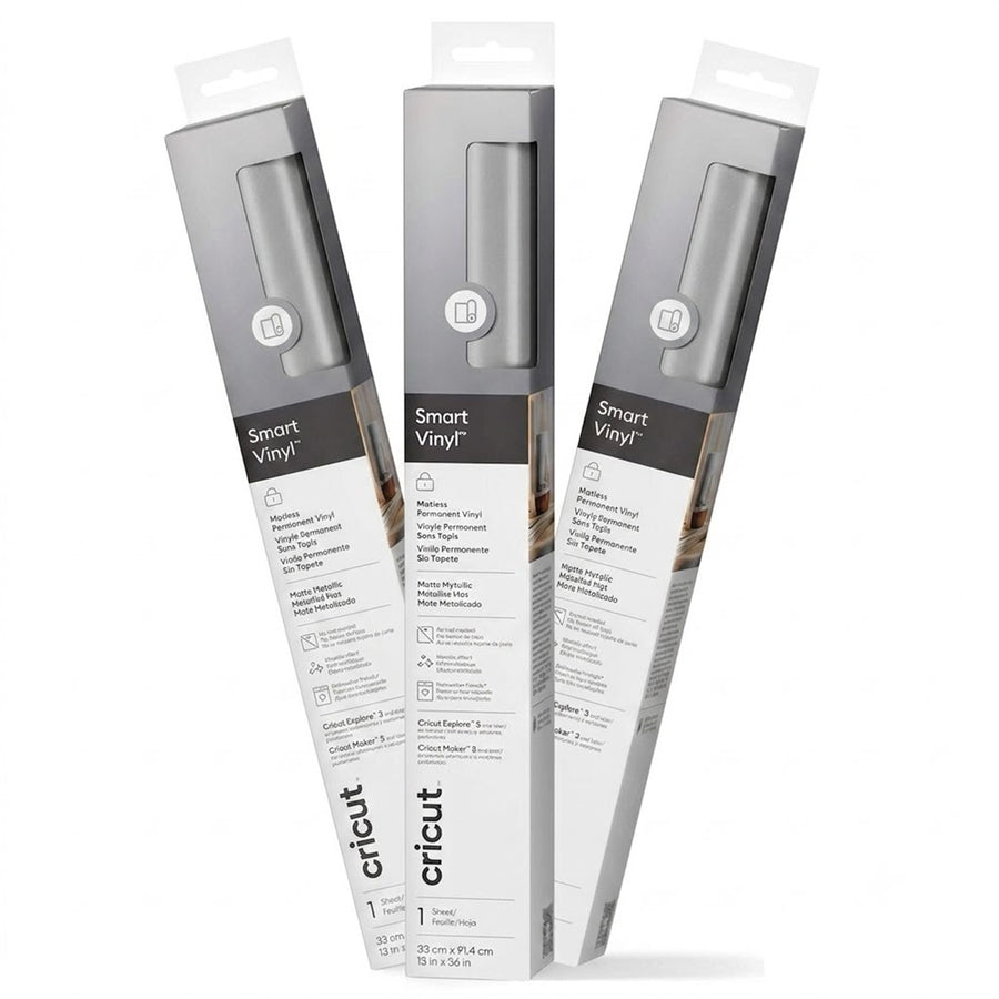 Cricut Everyday Smart Vinyl Permanent 13"X36" / Matt Mint (3pcs Value Pack)