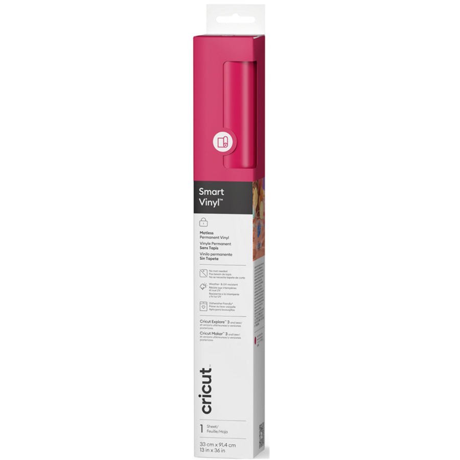 Cricut Everyday Smart Vinyl Permanent 13"x 36" / Party Pink