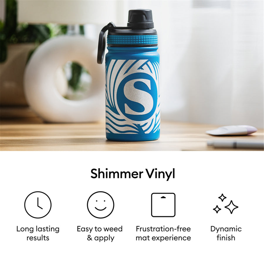 Cricut  Permanent  Premium Vinyl 12"X24" Shimmer Sampler/ Cotton Candy (3 Sheets)