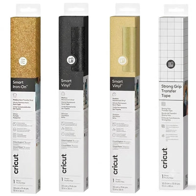 Cricut  Explore/ Maker  Smart Matless Long-Cut Bundle - Luxury Black & Gold