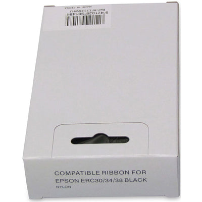 Okin IERC30 Ribbon Compatible for Epson ERC-34 ERC-38 - Black
