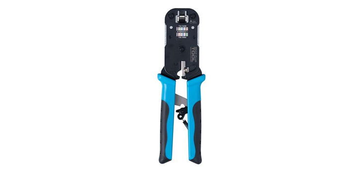 DYNAMIX PTC-HD - Heavy Duty Push Through Crimper with Built-in Stripping & Cutting Blade