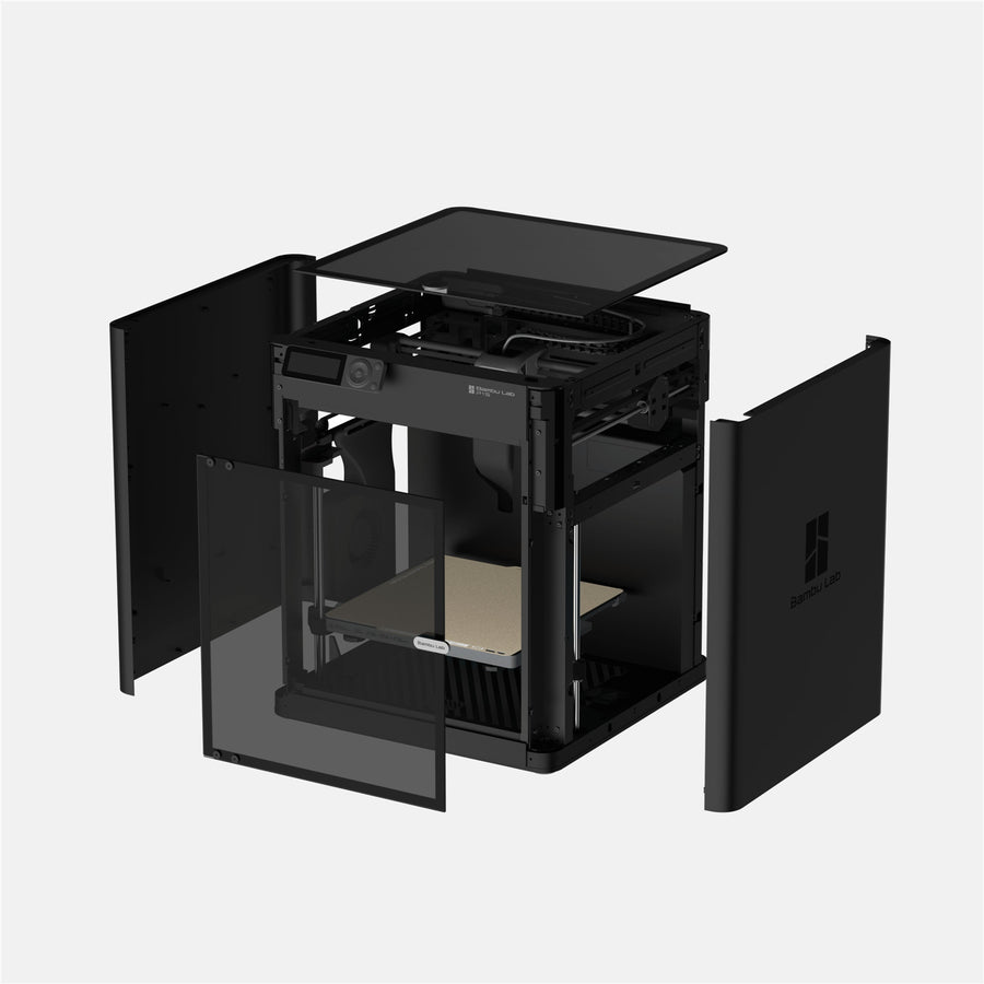 Bambu Lab Remanufactured FDM 3D Printer, Fully Enclosed Multi-Colors Combo Pack P1S