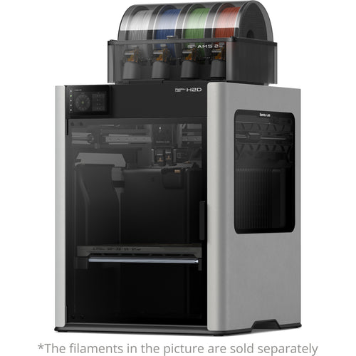 Bambu Lab  H2DC  FDM 3D Printer with AMS 2 Pro Multi-Colors Combo Pack
