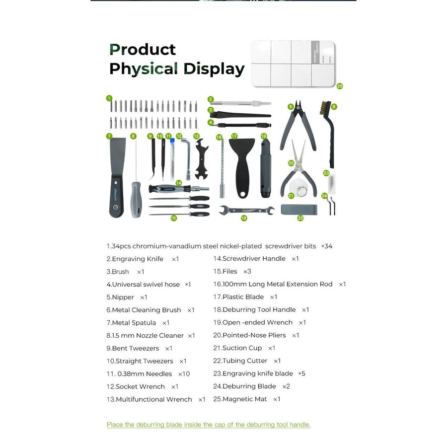 Creality Accessories   3D Printer Tool Wrap Kit Pro