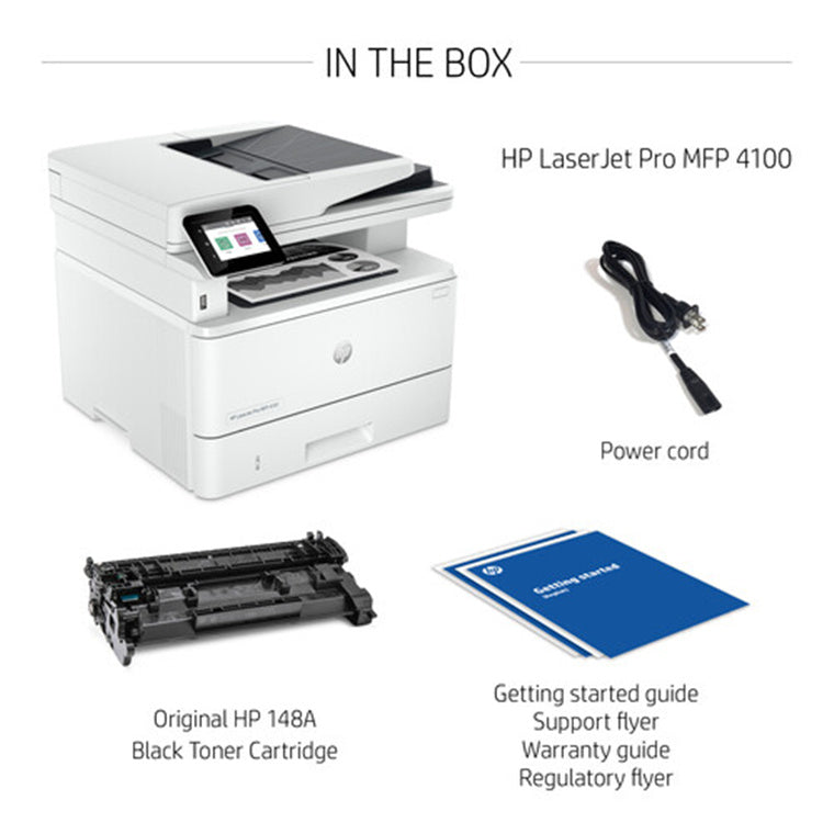 2Z619F - HP LASERJET PRO MFP 4101FDW PRINTER