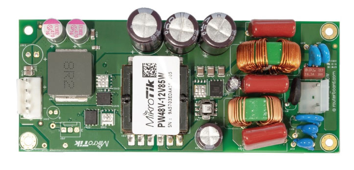MikroTik PW48V-12V85W - ±48V Open frame Power supply with 12V 7A output for new r2 CCR revisions