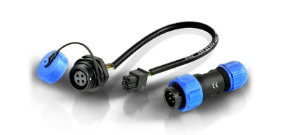 QuPS4 - QuWireless Outdoor power socket & plug - 4 PIN set for QuWireless Enclosures