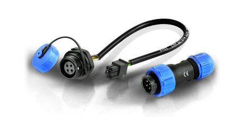 QuPS4 - QuWireless Outdoor power socket & plug - 4 PIN set for QuWireless Enclosures QuPS4