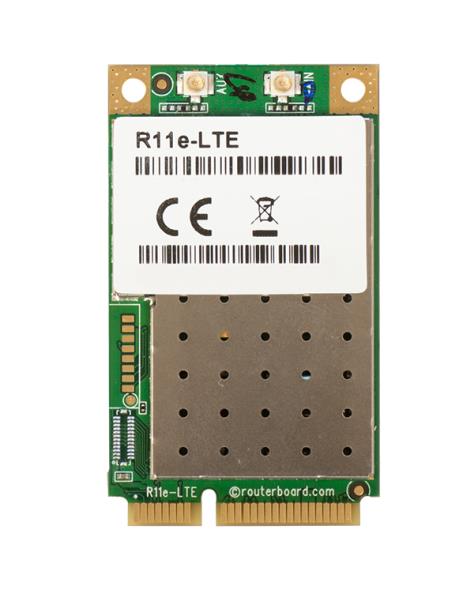 R11e-LTE - Mikrotik R11e-LTE 2G/3G/4G/LTE miniPCI-e card for International Bands