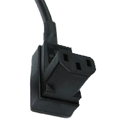 KNCS19-04 - IEC C13 10A Bottom Entry low profile socket black Bulgin