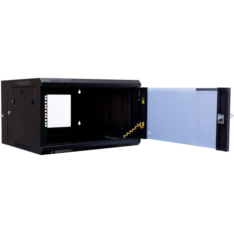 DYNAMIX RSFDSL6 - LITE 6RU Swing Wall Mount Cabinet 600x550x368mm Right Hand Mounted LITE Version